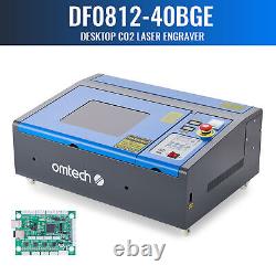 Omtech 40w 8x12 Co2 Laser Gravure Machine Panneau De Commande LCD Avec Carte Mère K40