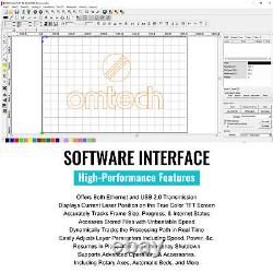 Omtech 50w+ Co2 Laser Cutting Processing Control Control Control System Kt332n