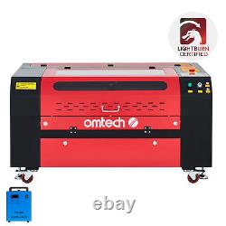 Omtech 60w 20x28 Graveur À Laser Co2 Avec Broyeur D'eau Cw3000