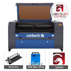 Omtech 70w 16x30 Pouces Cutter Laser Co2 Graveur Avec Stardand Accessoires Combo