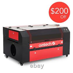 Omtech 80w 20x28 Lit Co2 Laser Graveur Cutter Machine De Découpe De Gravure
