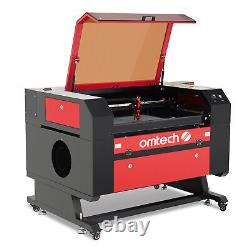 Omtech 80w Co2 Machine À Découper Au Laser Avec Lit Motorisé 28x20 Autofocus Air Assist