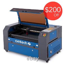 Omtech Af1630-70e 70w Machine De Découpe De Graveur Laser Co2 16x30 Lit Autofocus