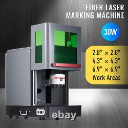 Omtech Fiber Laser Marking Machine 30w Max Source Ezcad2 2,8 4,3 6,9 3 Objectifs
