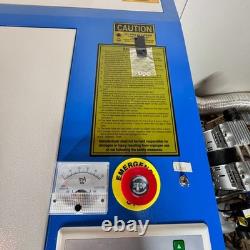 Orion Motor Tech Machine de gravure et de découpe au laser CO2 50W 12x20 pour bois et acrylique