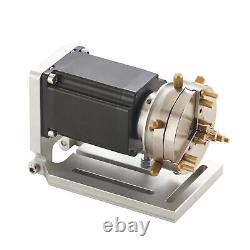 Outil de marquage de bijoux 80 mm Axe rotatif 360 degrés 90° pour machine de gravure laser DIY