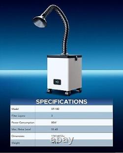 Purificateur d'air OMTech 80W avec filtre à 3 étapes pour les graveurs laser CO2
