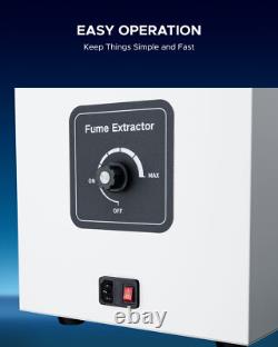 Purificateur d'air d'occasion 85W avec filtre à air à 3 couches extracteur de fumée pour graveur laser F