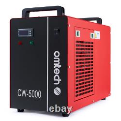 Refroidisseur d'eau OMTech CW5000 pour graveur découpeur laser CO2 de 50W-100W avec liquide de refroidissement