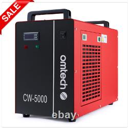Refroidisseur d’eau industriel CO2 OMTech CW-5000 pour graveur et découpeur 50-100 W, version US