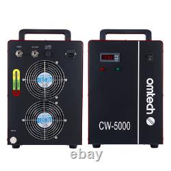 Refroidisseur d’eau industriel CO2 OMTech CW-5000 pour graveur et découpeur 50-100 W, version US