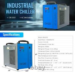Refroidisseur d’eau industriel OMTech CW5202 pour graveuse et découpeuse laser CO2 CNC, d’occasion