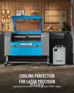Refroidisseur d’eau industriel OMTech CW-5200 6 L pour graveuse laser CO2 de 80 W à 130 W