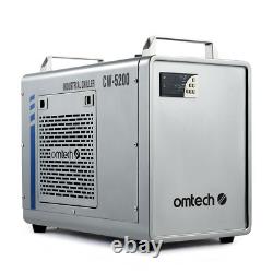 Refroidisseur d’eau industriel OMTech CW-5200 pour graveur et découpeur laser CO2 de 80 W à 130 W