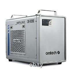 Refroidisseur d'eau industriel OMTech CW-5200 pour machine de découpe et de gravure laser CO2