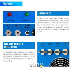 Refroidisseur d'eau industriel pour machines à gravure laser de 60W, 70W, 80W, 100W, 130W et 150W