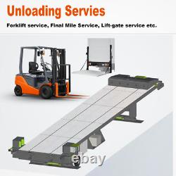 Service de déchargement d’ABF pour graveuse et découpeuse laser CO2 OMTech de plus de 800 livres