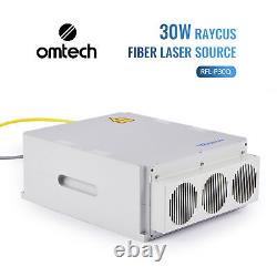 Source Laser Fibre Omtech Pour Gravure Laser Métal 24v 1064nm 30w Raycus P30q
