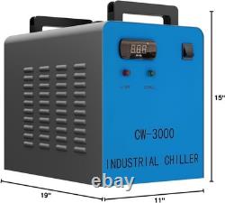 Système de refroidissement industriel en acier de 2,4 gallons pour laser E