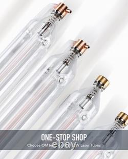 Tube laser CO2 OMTech 80 W avec tête métallique pour graveur et découpeur laser, d’occasion