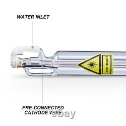 Tube laser CO2 OMTech 88cm 50W pour machines de gravure et de découpe avec refroidissement à eau