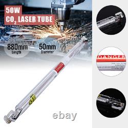 Tube laser CO2 scellé professionnel OMTech 50W pour graveur et découpeur laser CO2