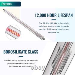 Tube laser OMTech 150 W robuste pour découpeuse-graveuse laser CO2, durée de vie de 12 000 h