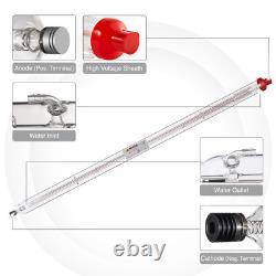 Tube laser OMTech 150 W robuste pour découpeuse-graveuse laser CO2, durée de vie de 12 000 h