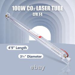 Tube laser OMTech pour graveur laser CO2 100W en verre borosilicaté longueur 1450mm