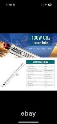 Tube laser de remplacement OMTech pour graveur découpeur laser CO2 130W Yongli H6
