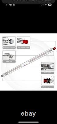 Tube laser de remplacement OMTech pour graveur découpeur laser CO2 130W Yongli H6