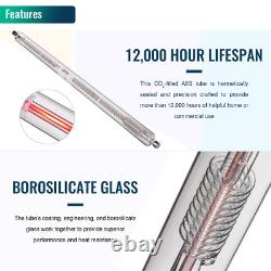 Tube laser haute puissance OMTech 130W pour découpeuse graveuse laser CO2, durée de vie 12000 heures